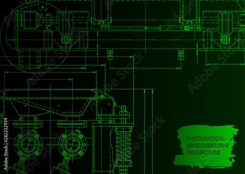 Vector engineering illustration