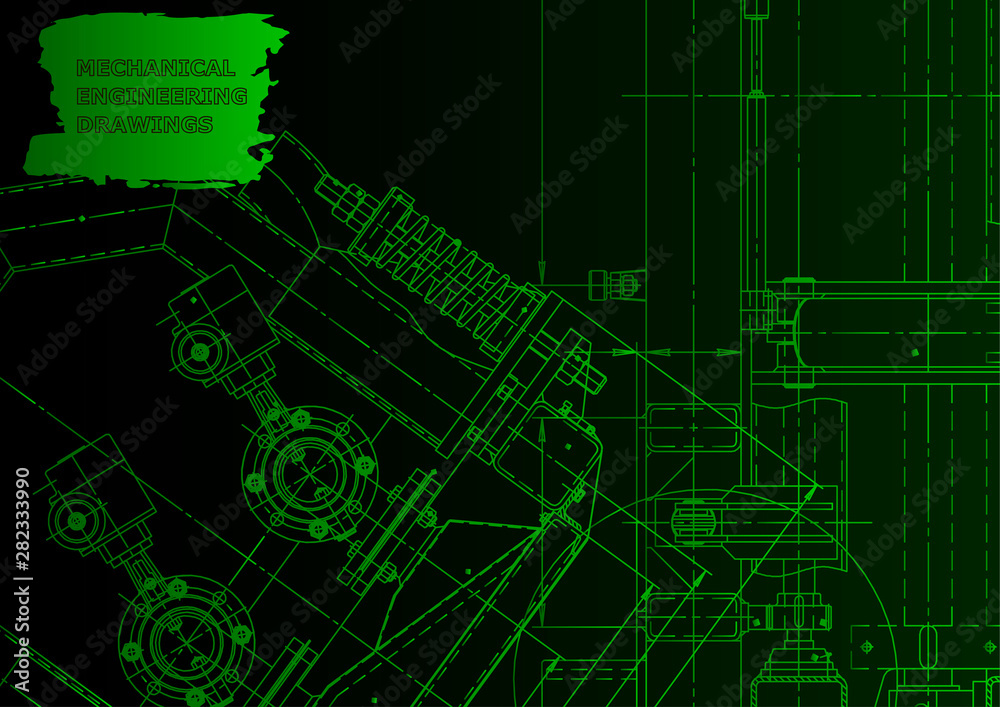 Obraz premium Vector engineering illustration