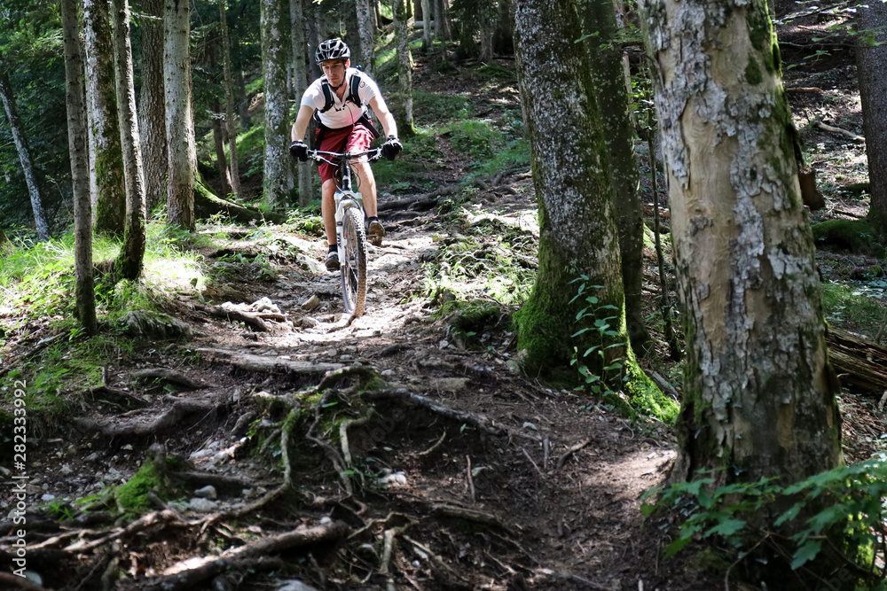 Obraz premium MTB am Fockenstein