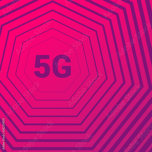 5g vector logo abstract halftone elements