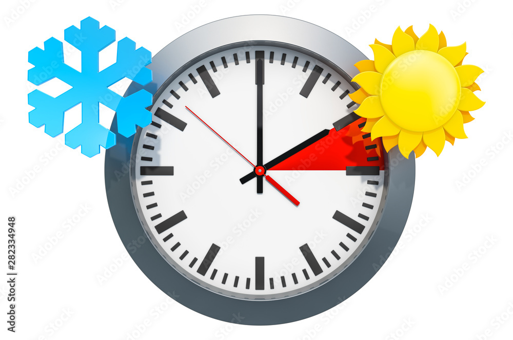 Daylight Saving Time concept. 3D rendering Daylight Saving Time concept. 3D rendering