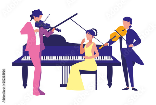 people musicians concert event design