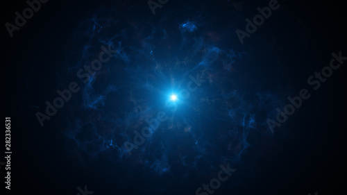 Wallpaper Mural Colorful shock wave consisting particles. VFX elements, Graphic Elements. Light beam, shine through the clouds, dust, nebulae of outer space. 3D Rendering Torontodigital.ca