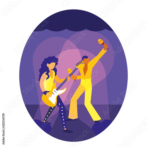 people musicians concert event design