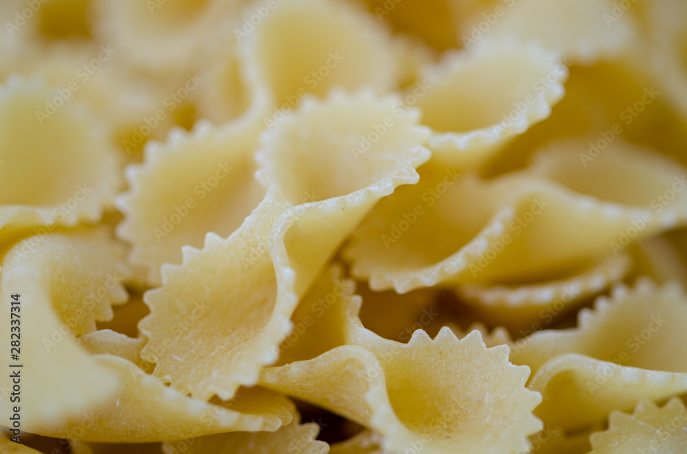 Farfalle pasta.