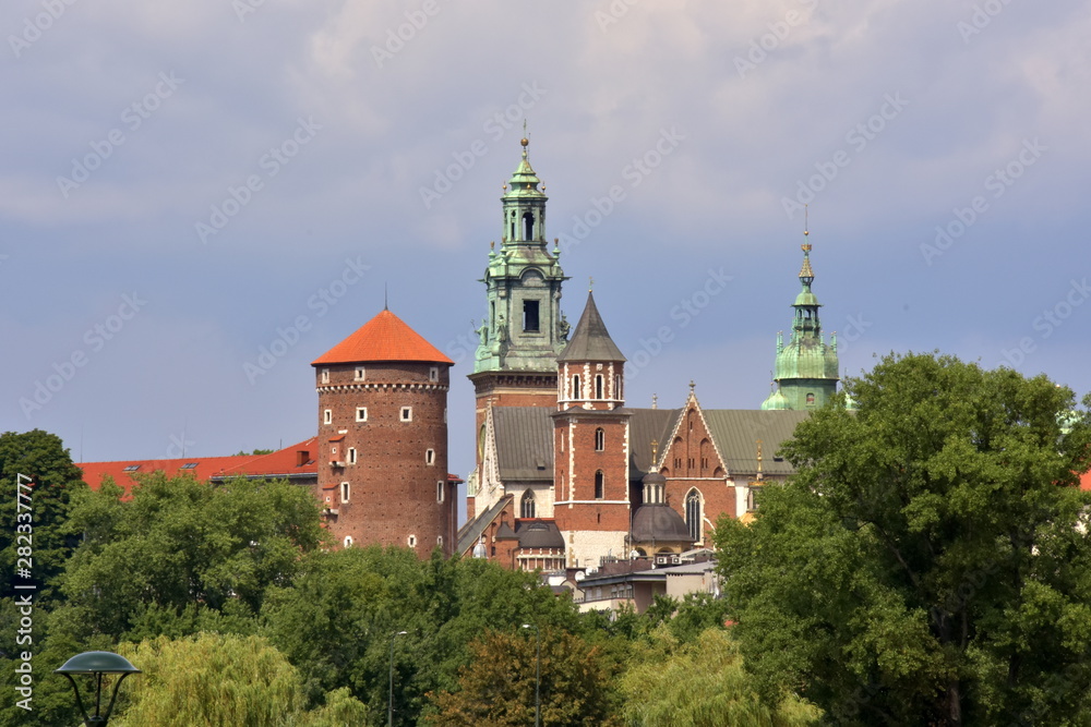 Wawel Castle in Krakow Poland 