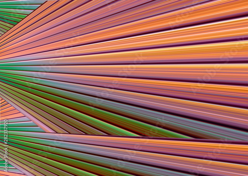 Computer generated background of color gradient stripes