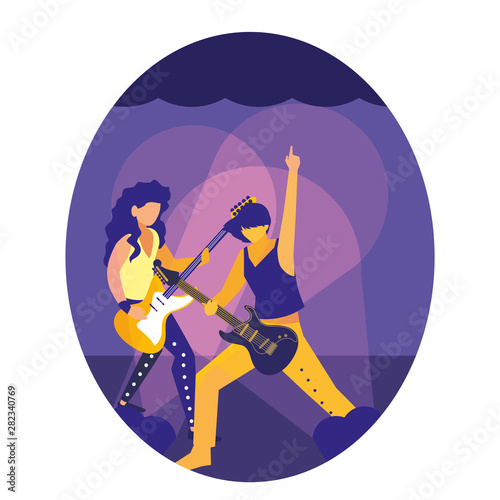 people musicians concert event design