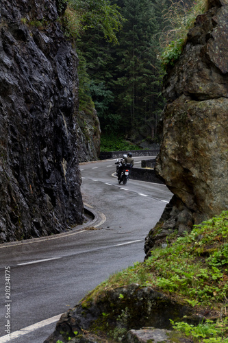 Motorradtour in den Alpen