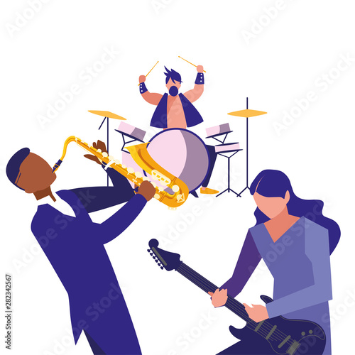 people musicians concert event design