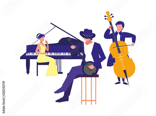 people musicians concert event design