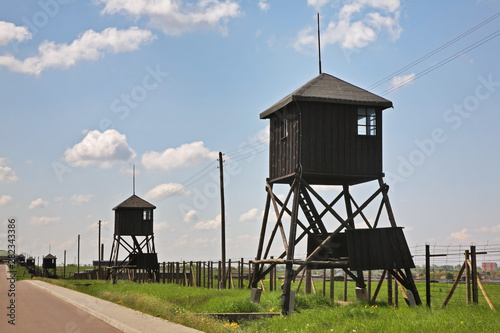 Obraz na płótnie Majdanek concentration camp in Lublin. Poland w salonie
