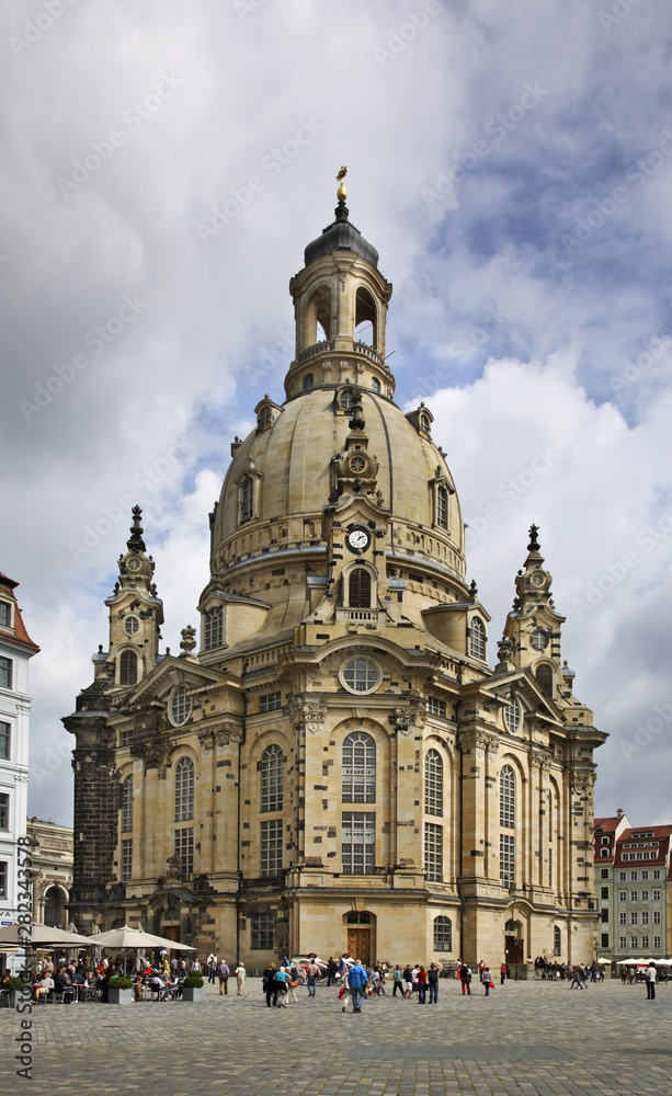 Frauenkirche in Dresden. Germany