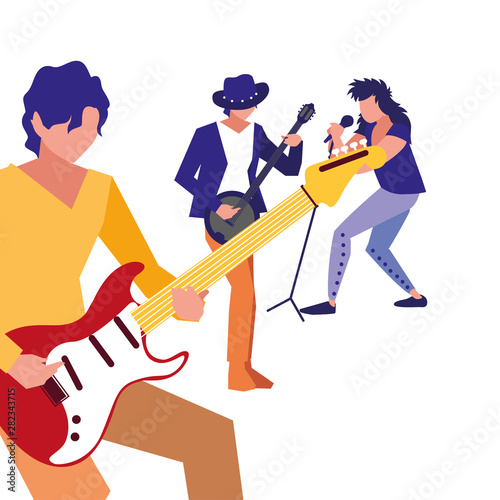 people musicians concert event design