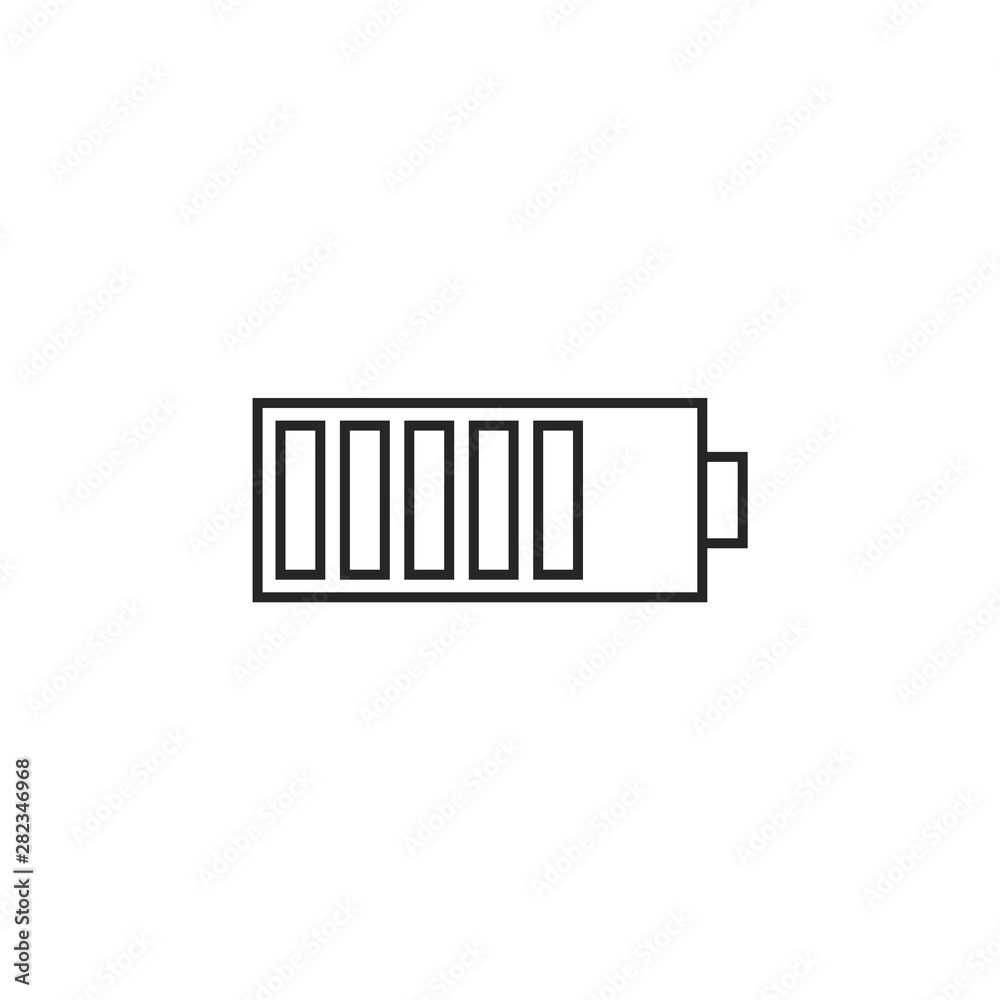 Battery vector icon. Battery vector illustration Battery vector icon. Battery vector illustration