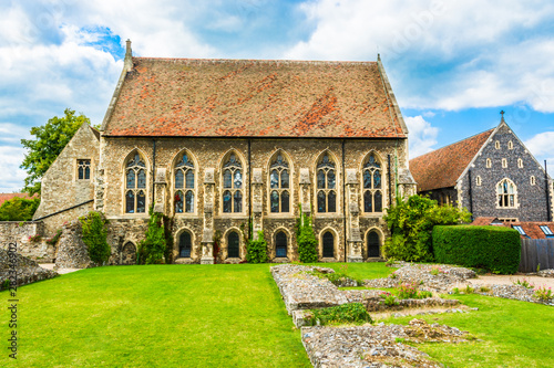 St Augustine's College chapel in Canterbury, Kent, UK
