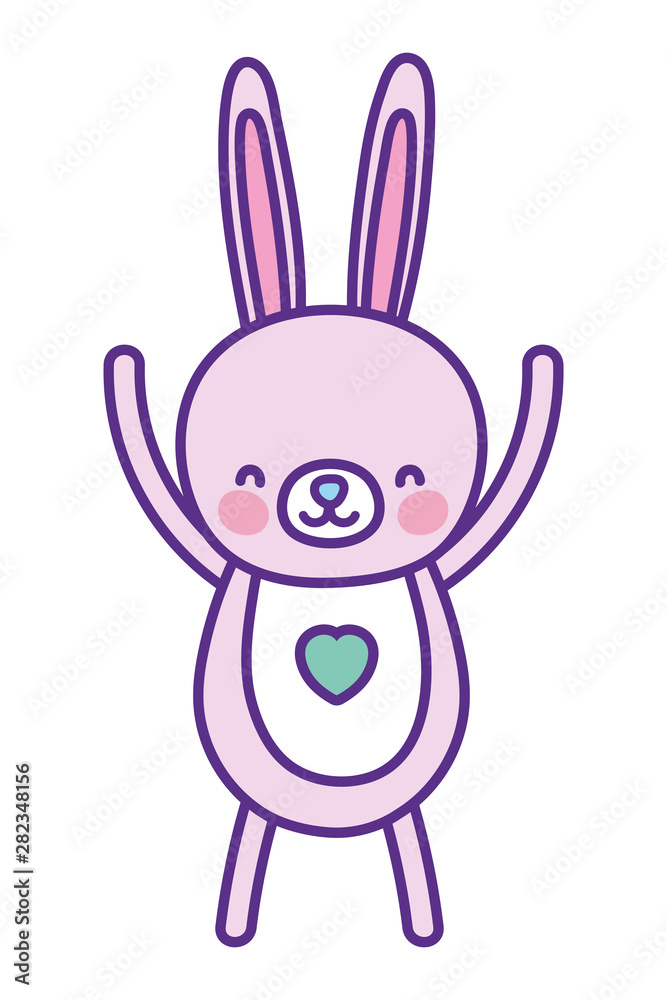 Rabbit cartoon design vector illustration Rabbit cartoon design vector illustration