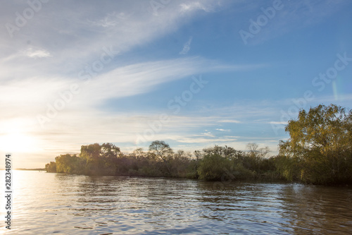 Parana River at Dusk in Buenos Aires, Argentina © Jopstock