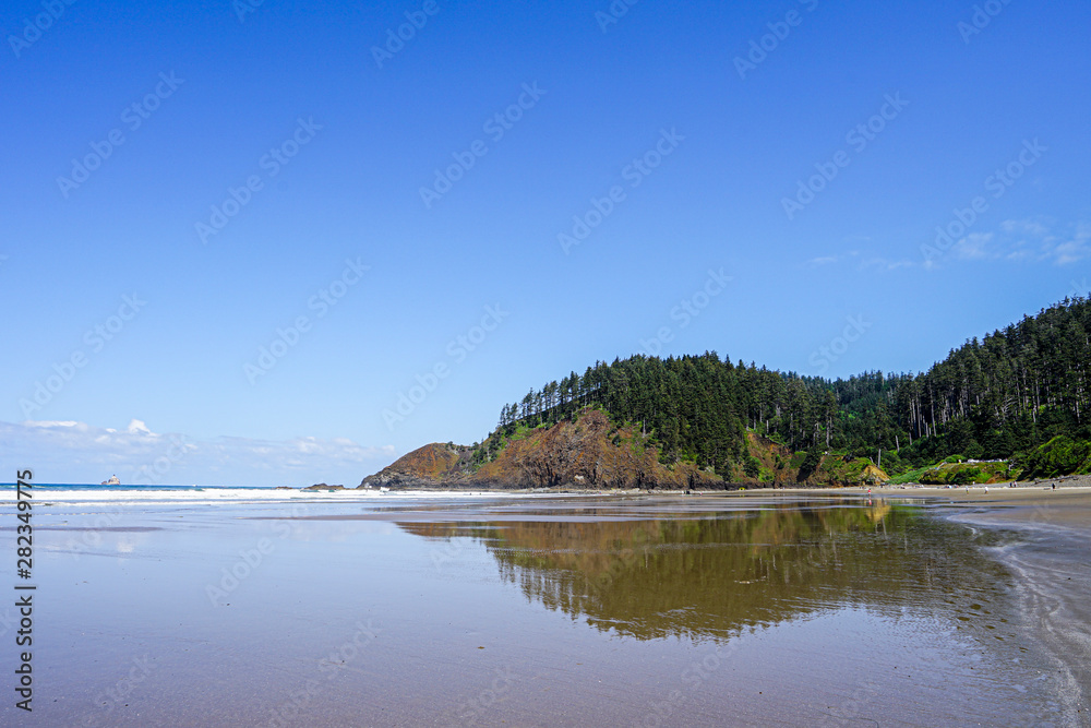 The coast at Ecola Beach in Oregon