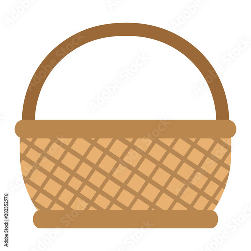 Isolated picnic basket design vector illustration