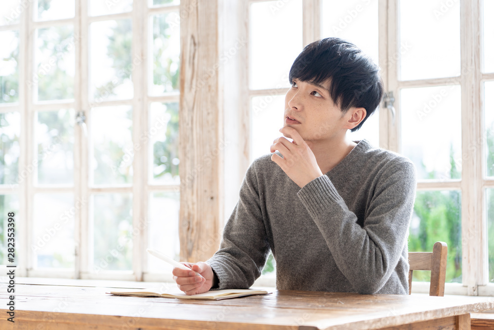 リビング　勉強