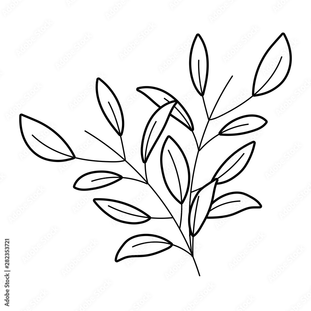 Isolated leaf design vector illustration Isolated leaf design vector illustration