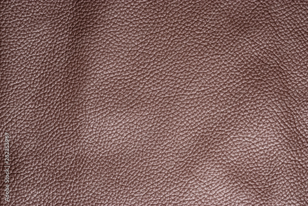 Fototapeta premium Faux browb leather texture closeup macro