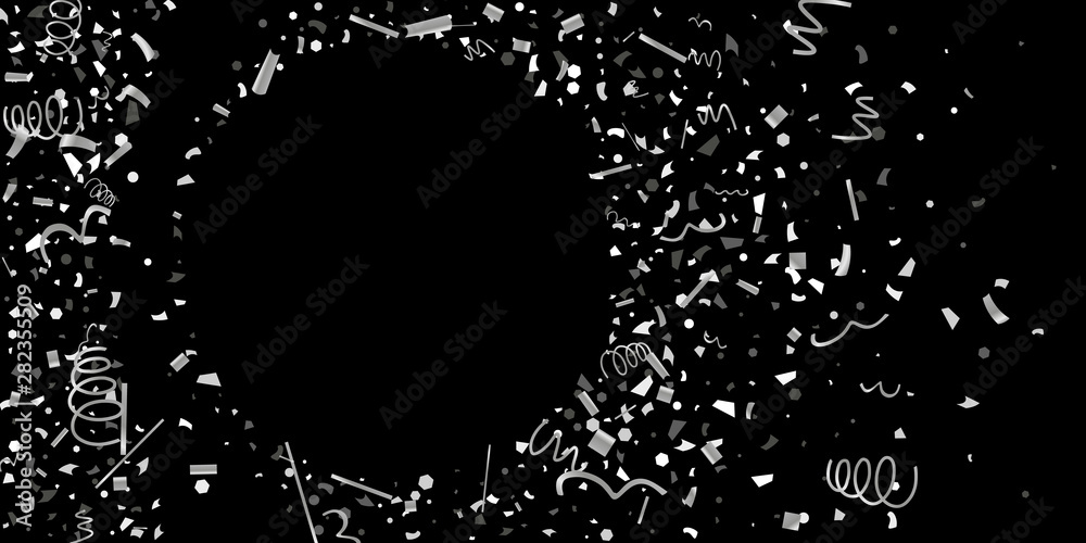 Silver shine texture on a black background. Silver shine texture on a black background.