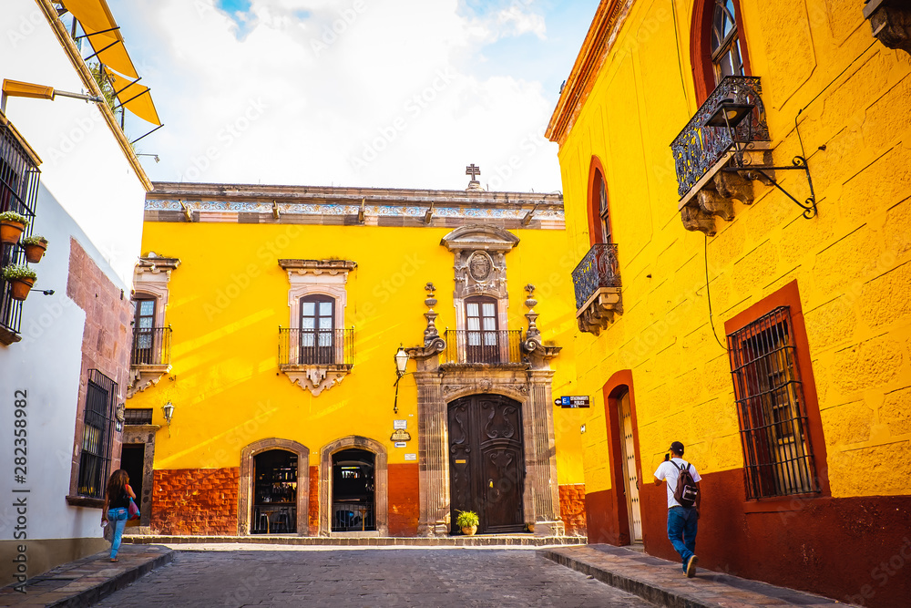Naklejka premium Stare miasto „San Miguel de Allende” w Meksyku