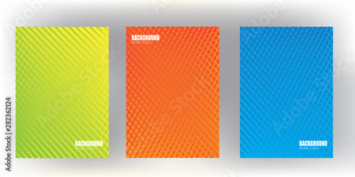 l covers design with Colorful halftone gradients.background template design