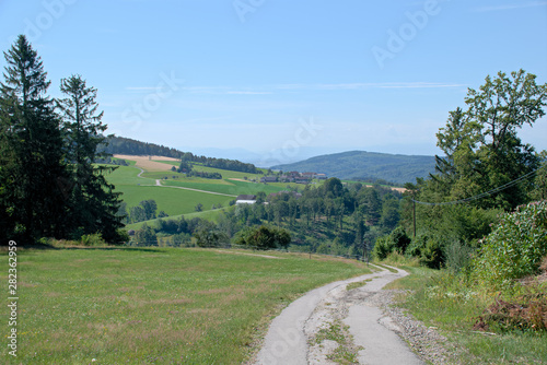 Landscape shot near Gramastetten in Upper Austria