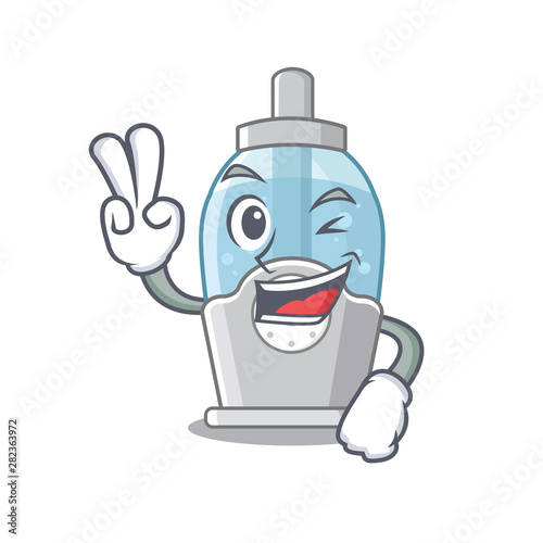 Two finger humidifier in the a cartoon bedroom