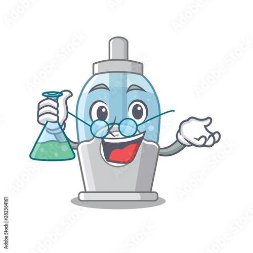 Professor humidifier in the a cartoon bedroom
