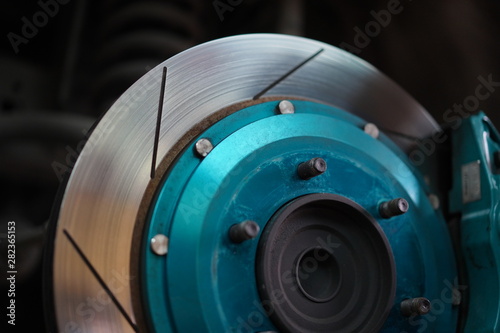 Car's brake system detail