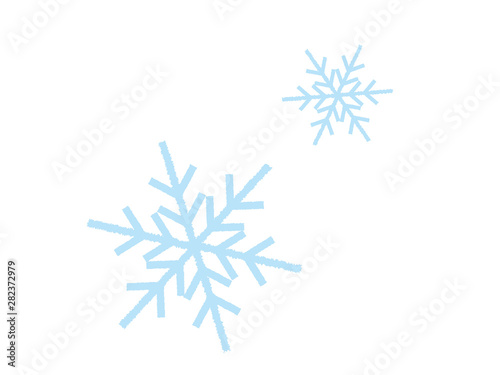 ふんわり素材 雪の結晶