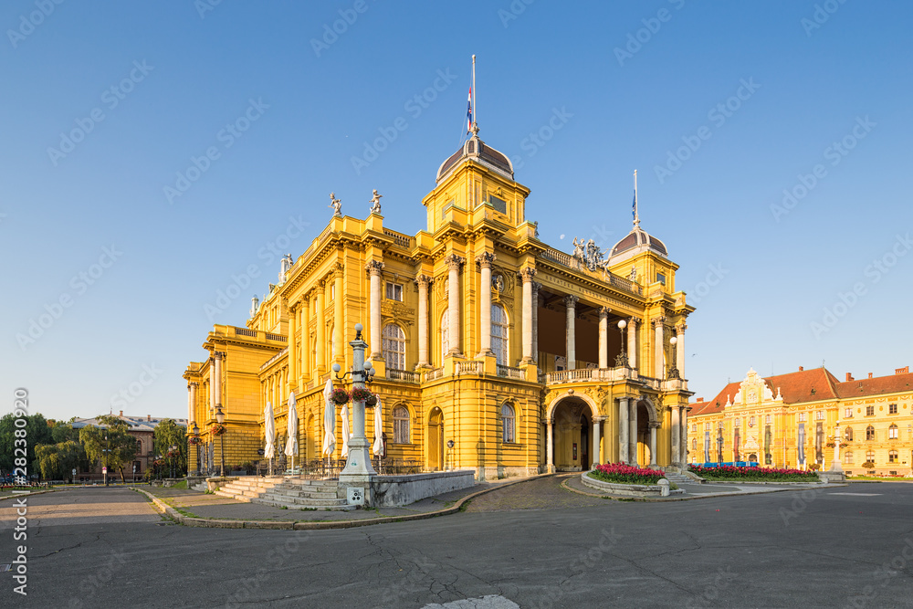 Croatian National Theater in Zagreb 