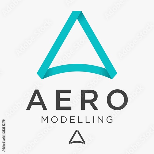 triangle simple vector logo modern minimalist