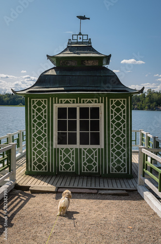 The Pearl House at Grönsöö Castle. photo