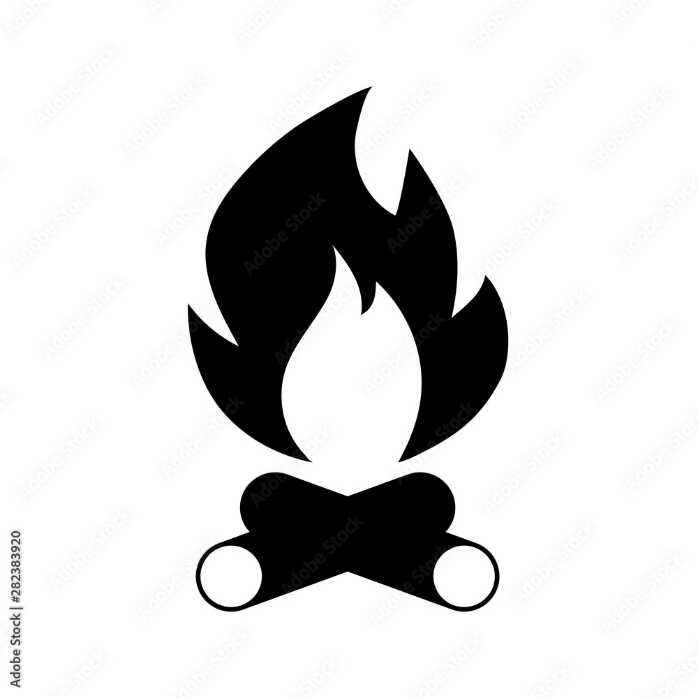 Bonfire Sign icon Bonfire Sign icon