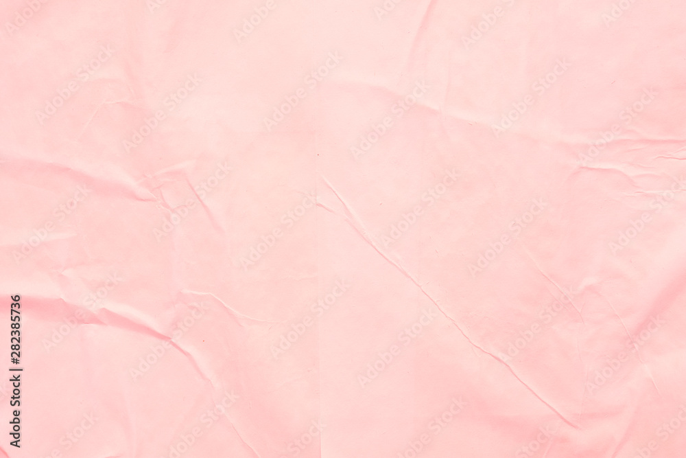Coral pink wet paper. Wrinkled texture layers. Abstract art background. Copy space. Coral pink wet paper. Wrinkled texture layers. Abstract art background. Copy space.