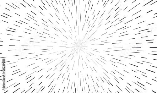 Abstract rays exploding for graphic design. Vector illustration