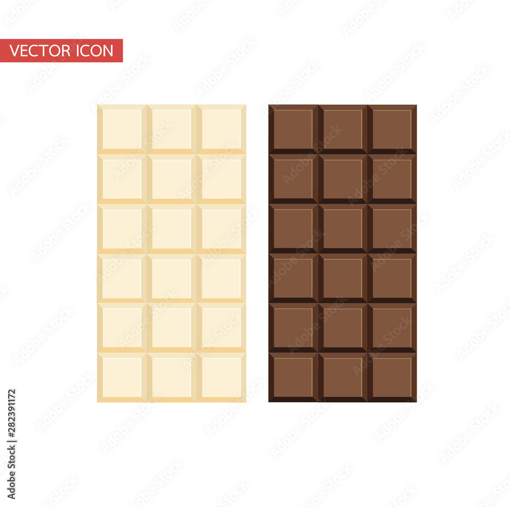 chocolate bar and white chocolate bar vector chocolate bar and white chocolate bar vector
