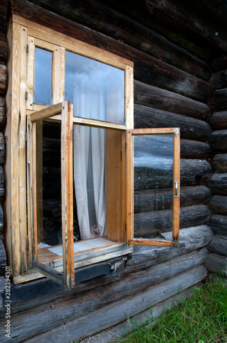 wooden house