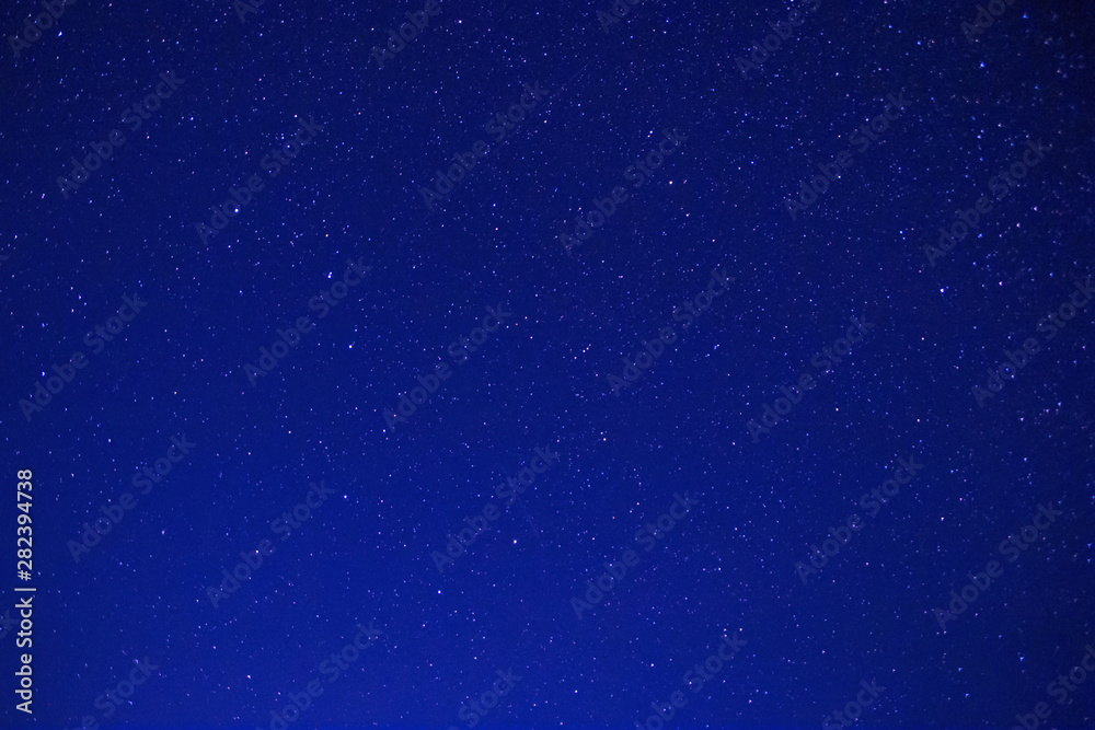 view on Ursa Major and Ursa Minor constellations in night sky
