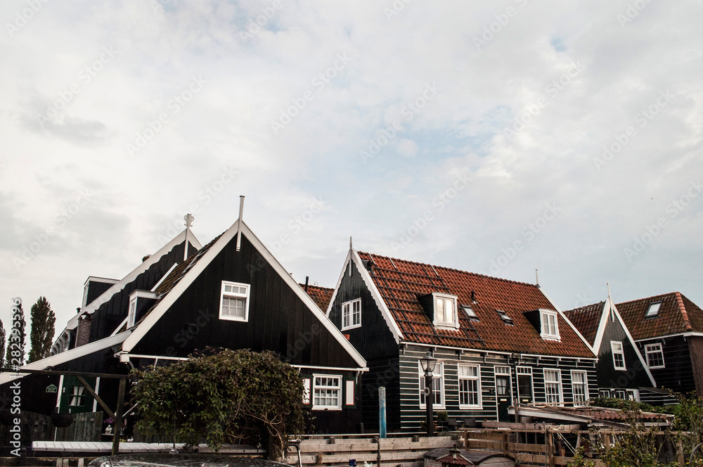 Dutch traditional architecture old houses The Netherlands