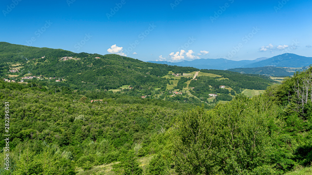 Mountain landscape along Brattello pass