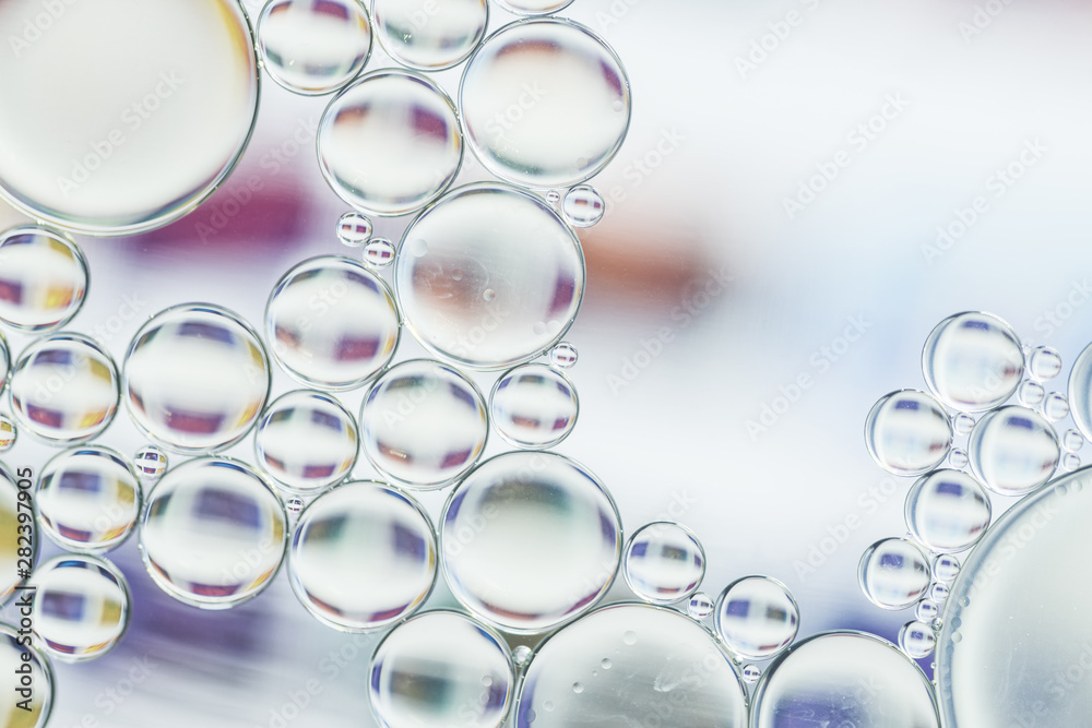 Abstract various bubbles texture Abstract various bubbles texture