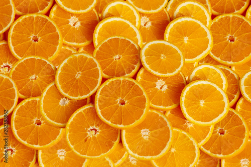 Orange fruits full frame background and texture
