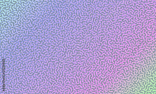 Holographic glitter colored messy memphis curves backdrop