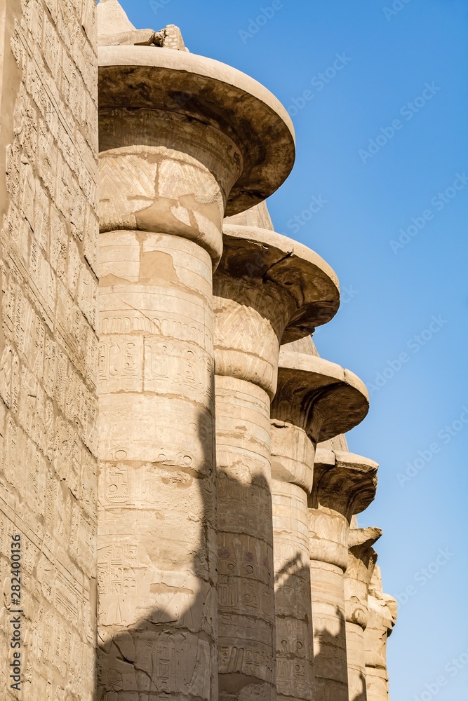 Great Hypostyle Hall in Karnak Temple, Luxor, Egypt